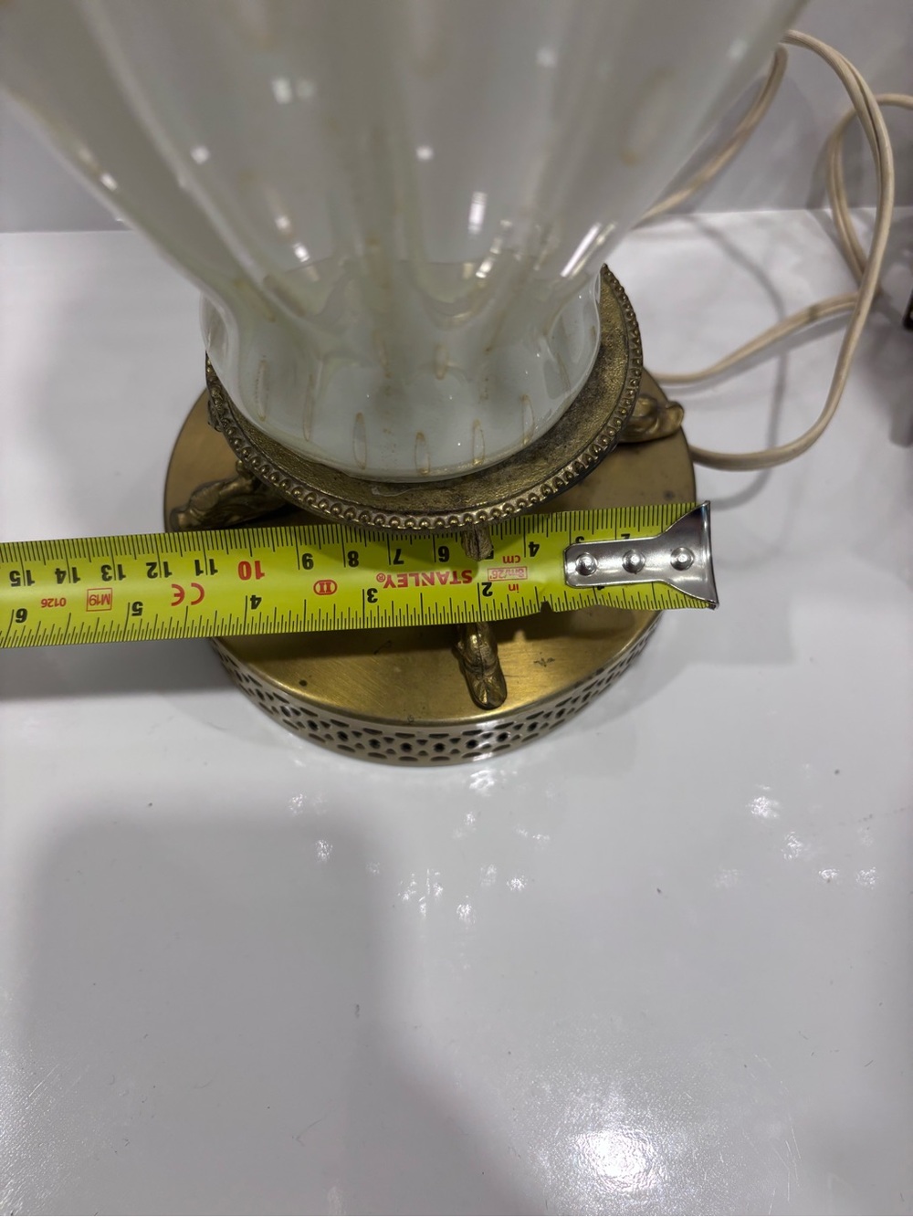 Vintage Murano Style Blown Glass Lamp Set Of 2 - Picture 8 of 12
